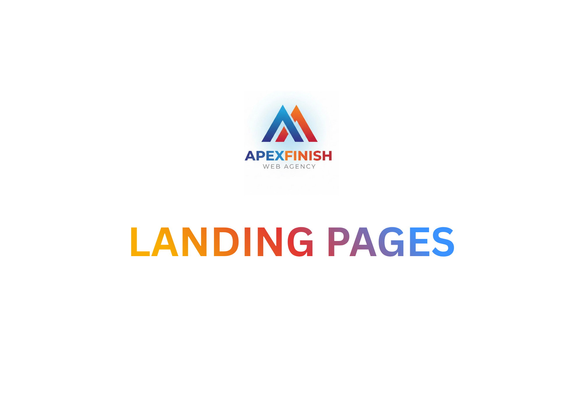 Landing page showcase